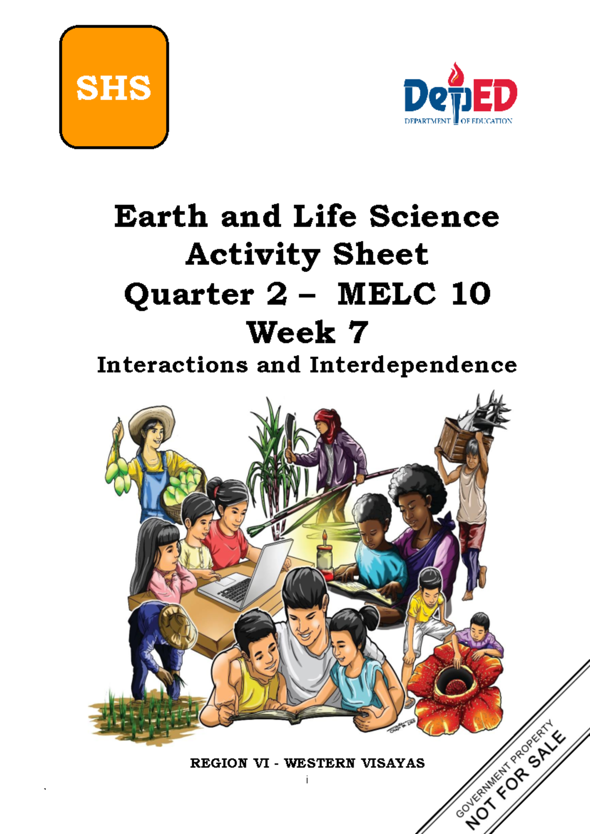 SHS LAS Earth Life Science MELC 10 Q2 Week-7 - I ` Earth And Life ...