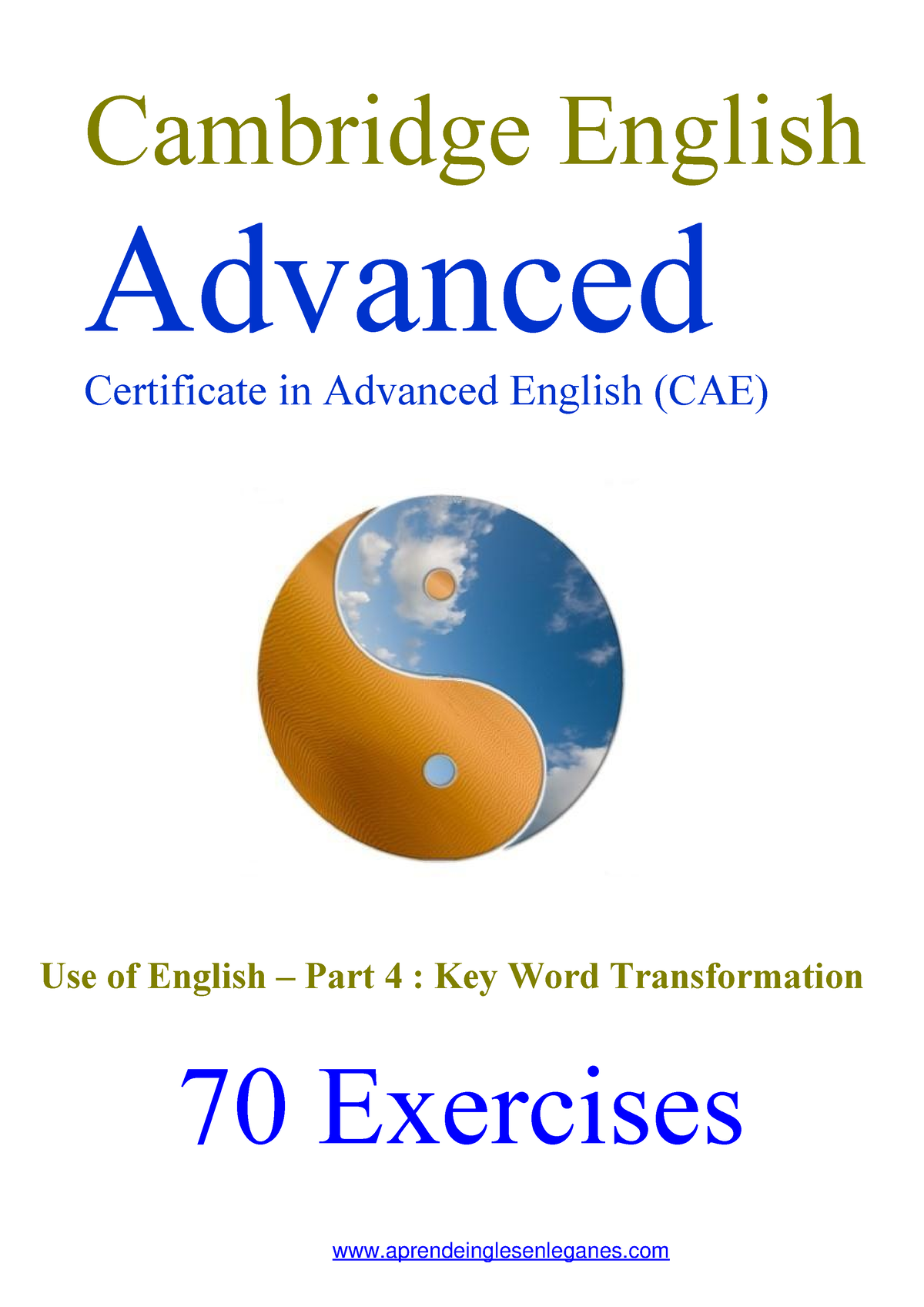 70 Cae Key Word Transformations Cambridge English Advanced Certificate In Advanced English 9875