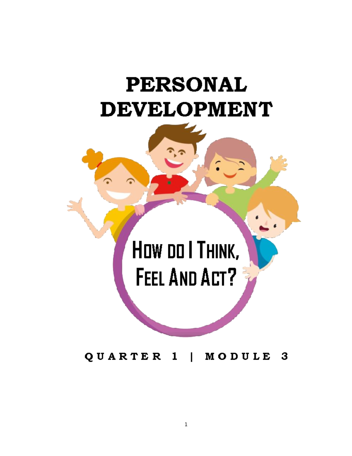 Personal Development Week 2 Module 3 Q1 Personal Development Q U A R T E R 1 M O D U L E 3 2487