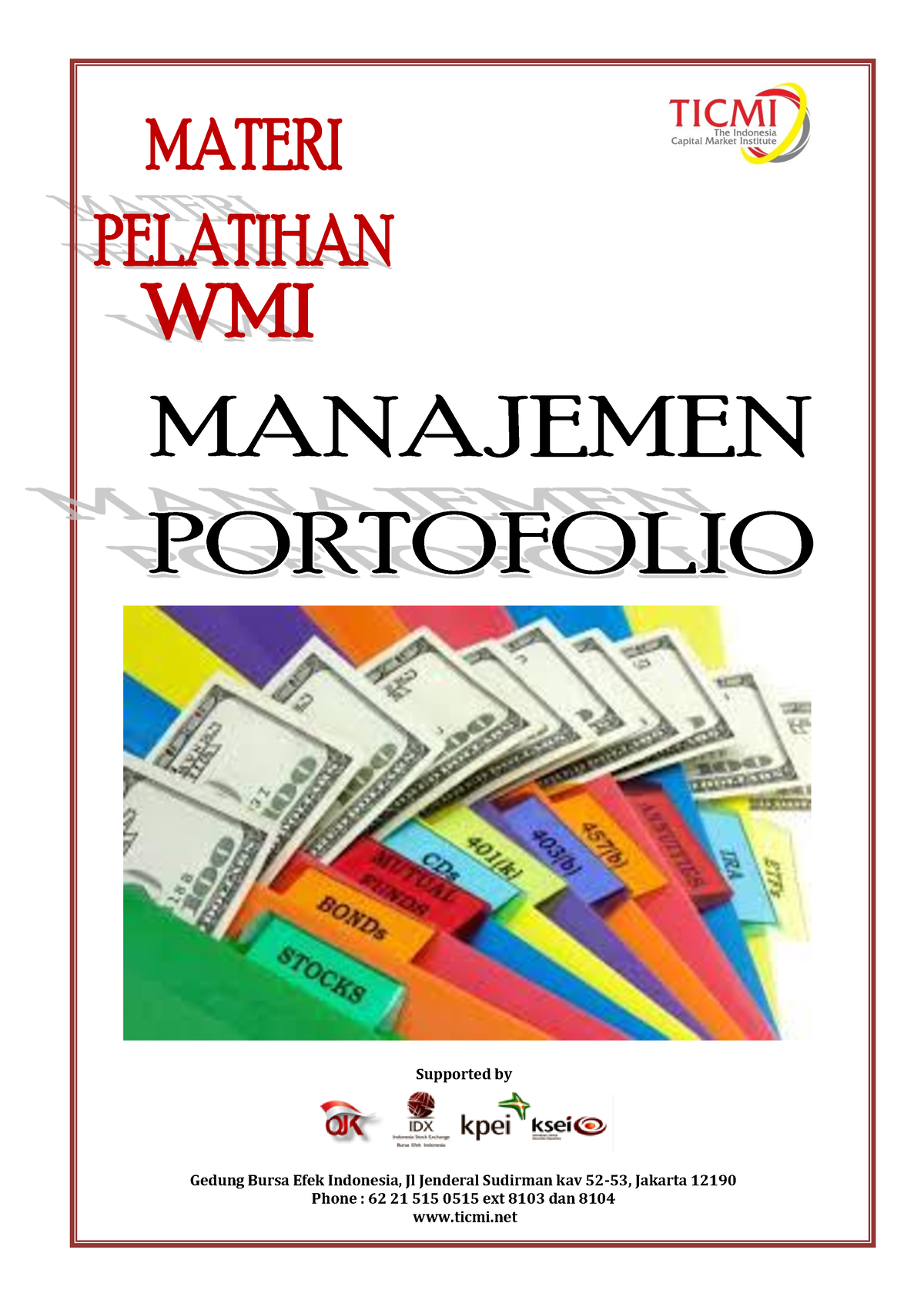 1. Manajemen Portofolio- Imbal Hasil Dan Risiko Investasi - Gedung ...