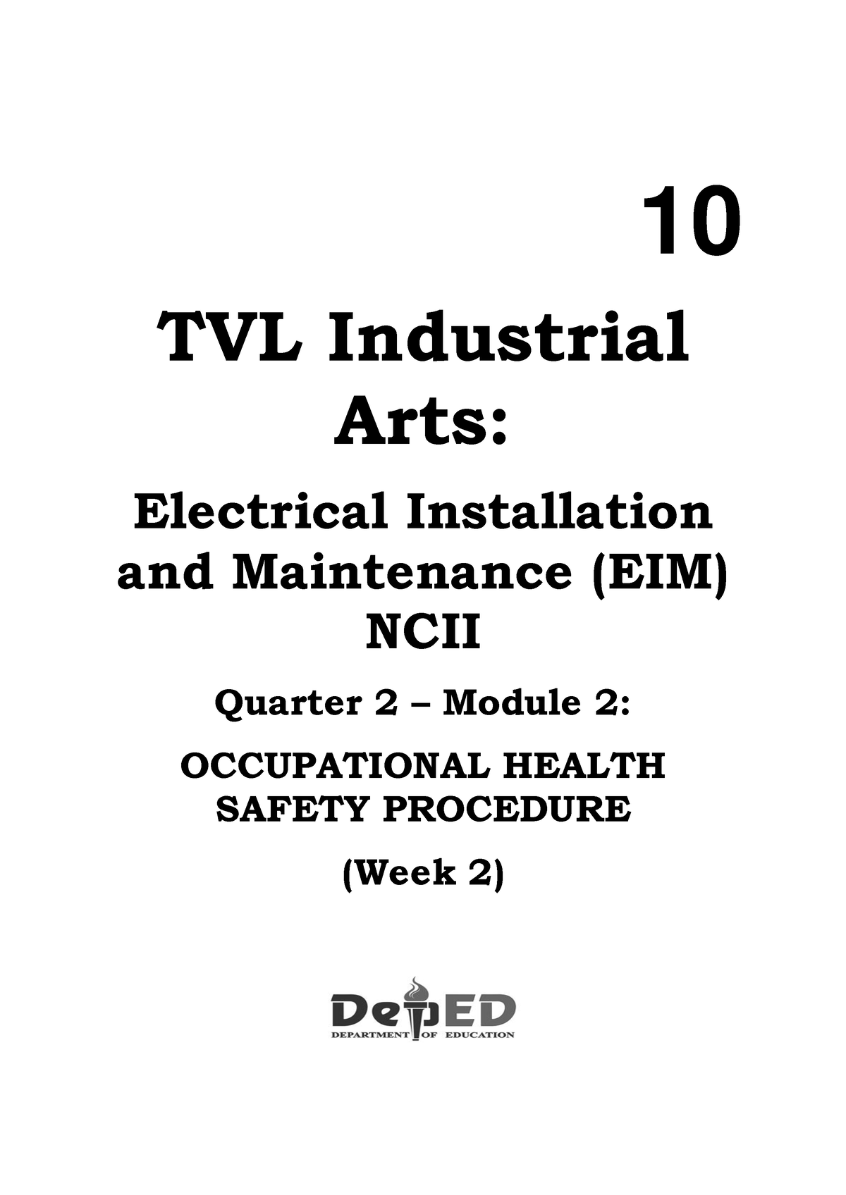 2 Q2-TLE-Electronics - Module 2 Quarter 2 Industrials Arts In ...