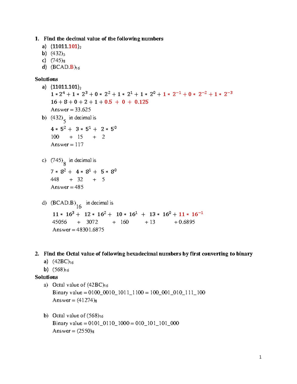 tutorial-1-1-find-the-decimal-value-of-the-following-numbers-a