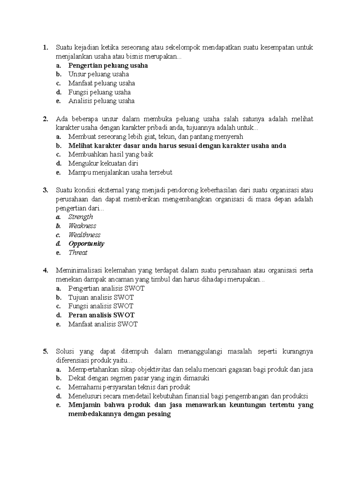 Kumpulan SOAL DAN Jawaban (PKWU Kelas 12) - Suatu Kejadian Ketika ...