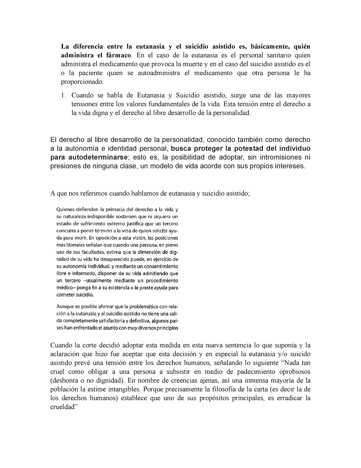 La Diferencia Entre La Eutanasia Y El Suicidio Asistido Es - En El Caso ...