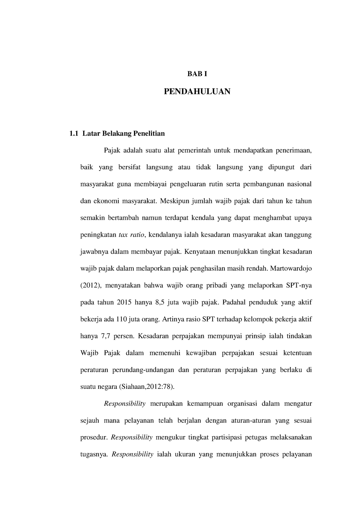 Pengaruh Kesadaran Wajib Pajak DAN Persepsi Wajib Pajak Mengenai Beban ...