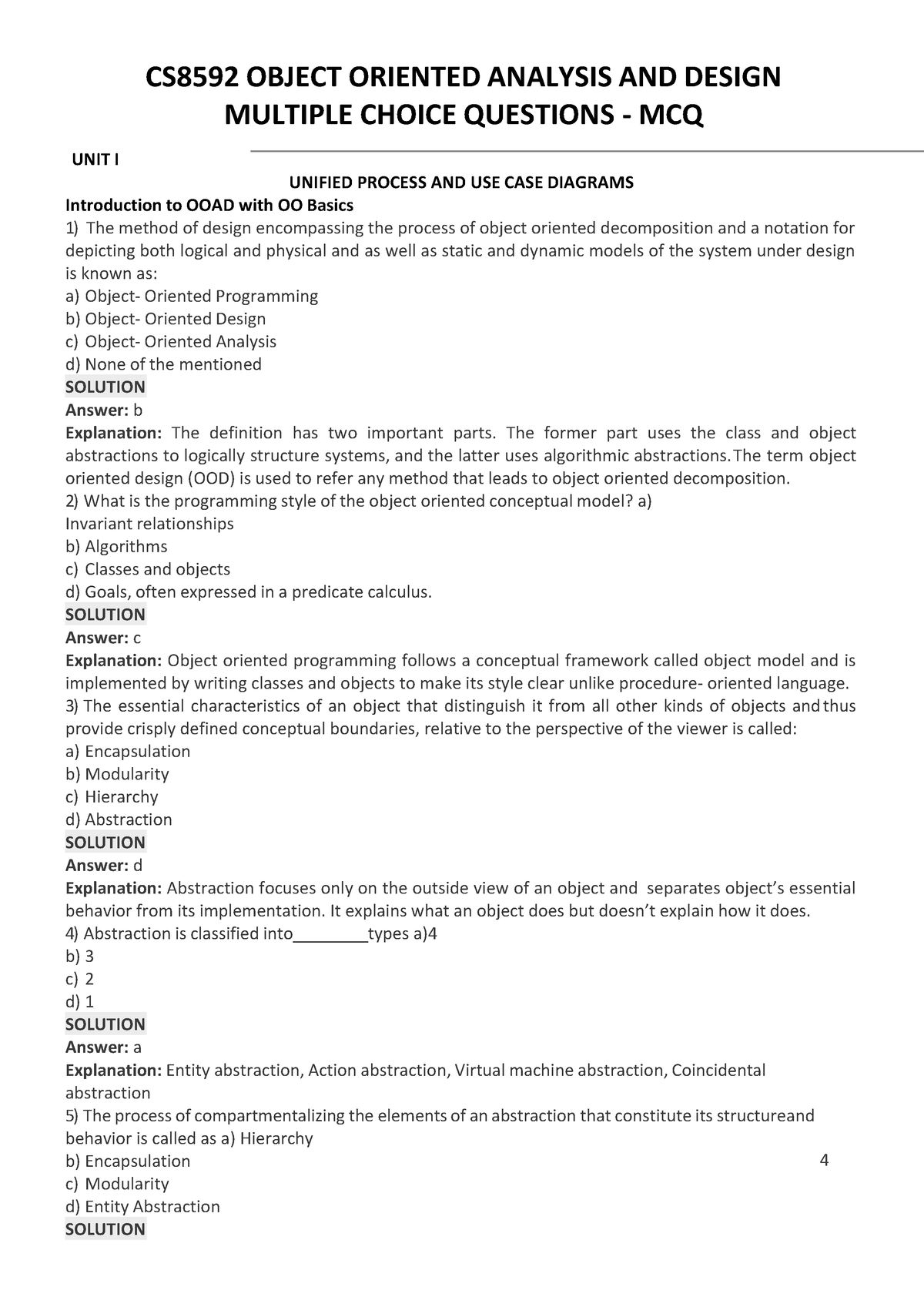 experimental design multiple choice questions