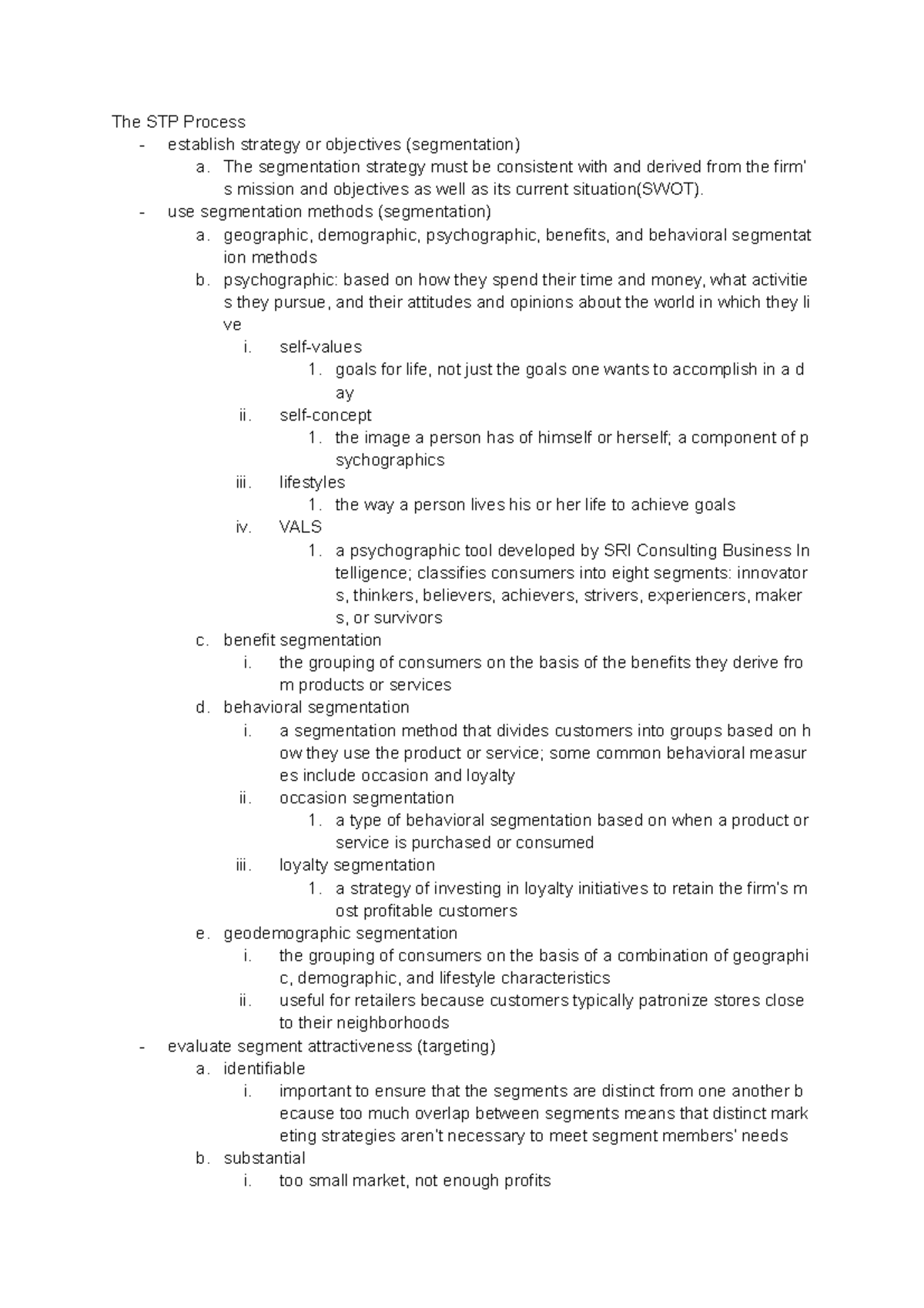 Ch 9. STP - I took my own notes and added what the professor said was ...