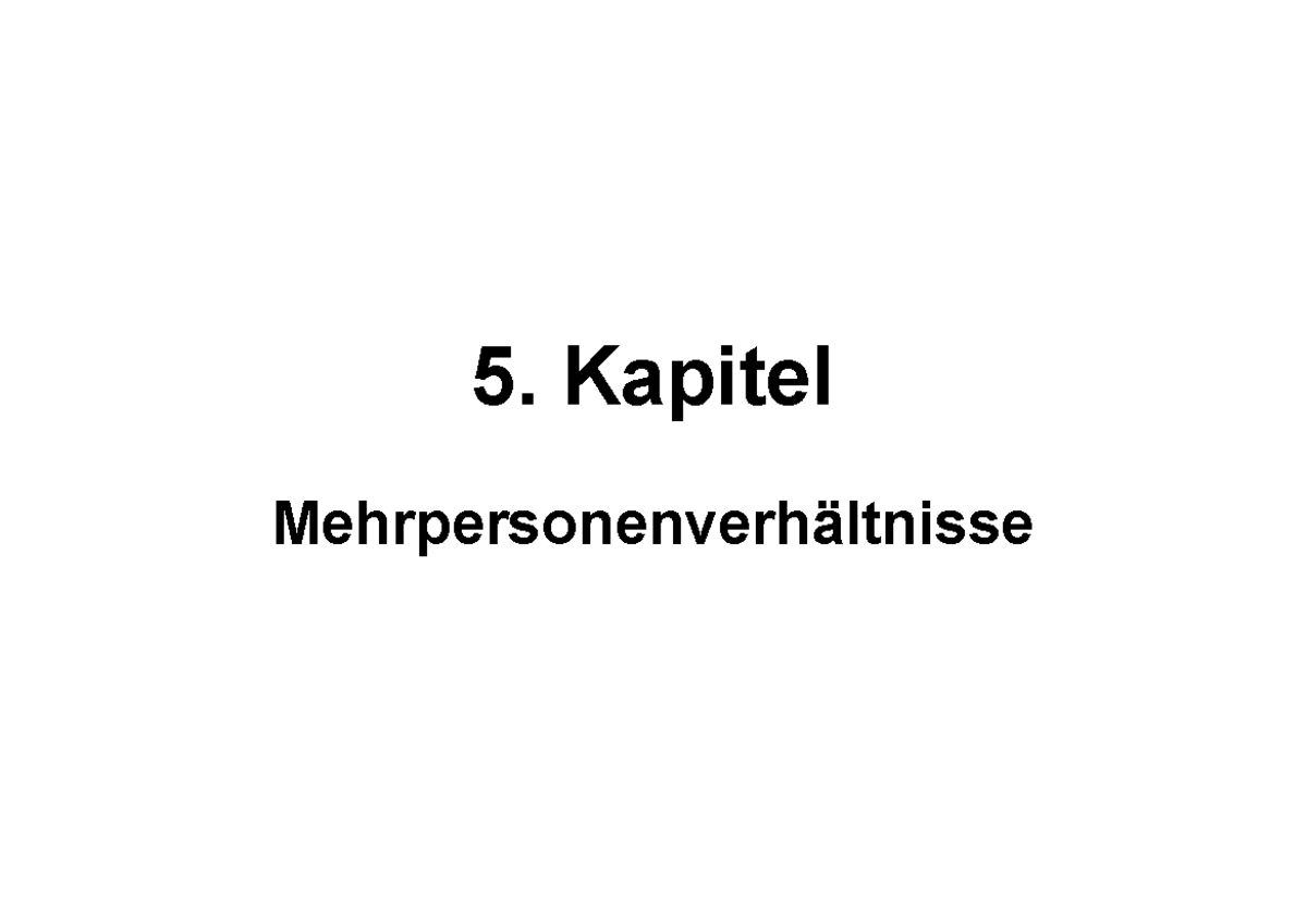 BVR II 5. Kapitel Folien AKTUALISIERT - Uni Saarland - Studocu