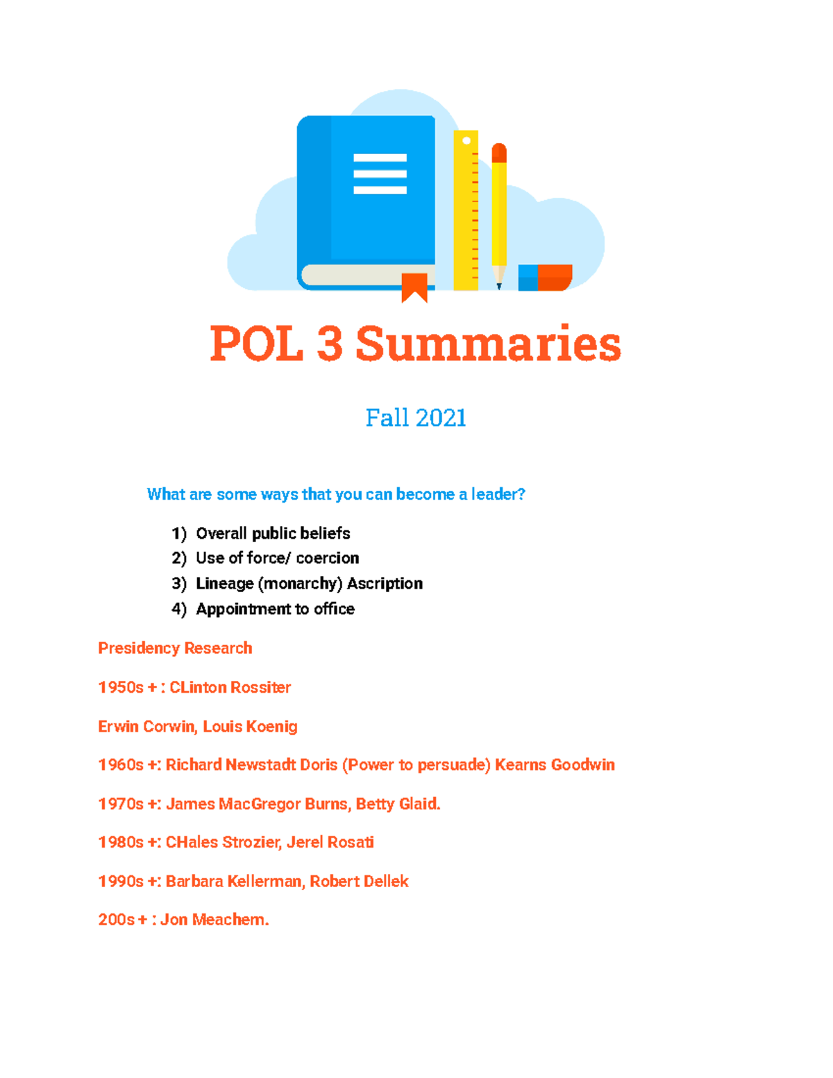 Part 6- POL 3 - Incrementalism is a method of working by adding to a ...