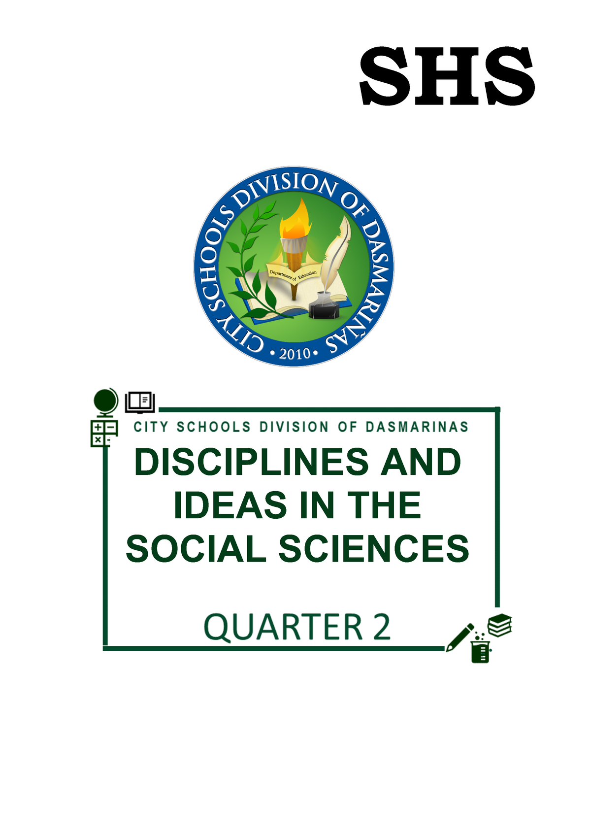 DISS Q2 - DISCIPLINES AND IDEAS IN THE SOCIAL SCIENCES - SHS ...