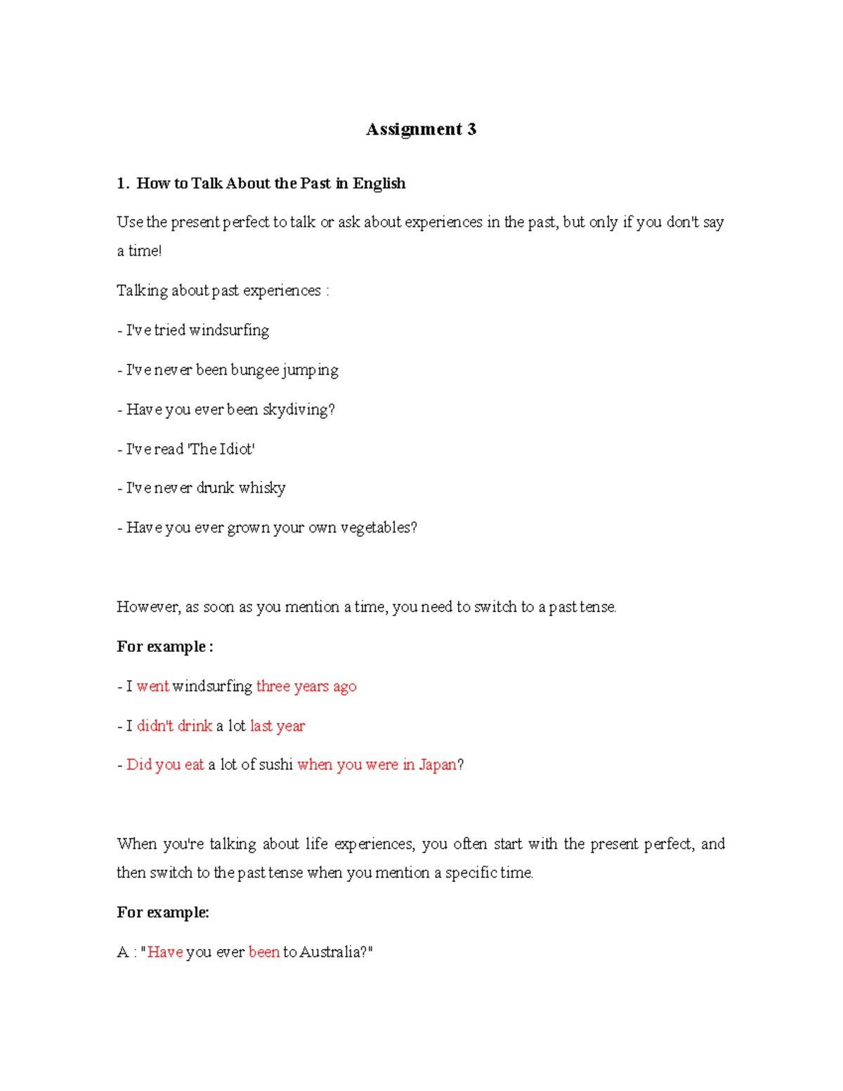 summary-of-tenses-assignment-3-how-to-talk-about-the-past-in-english