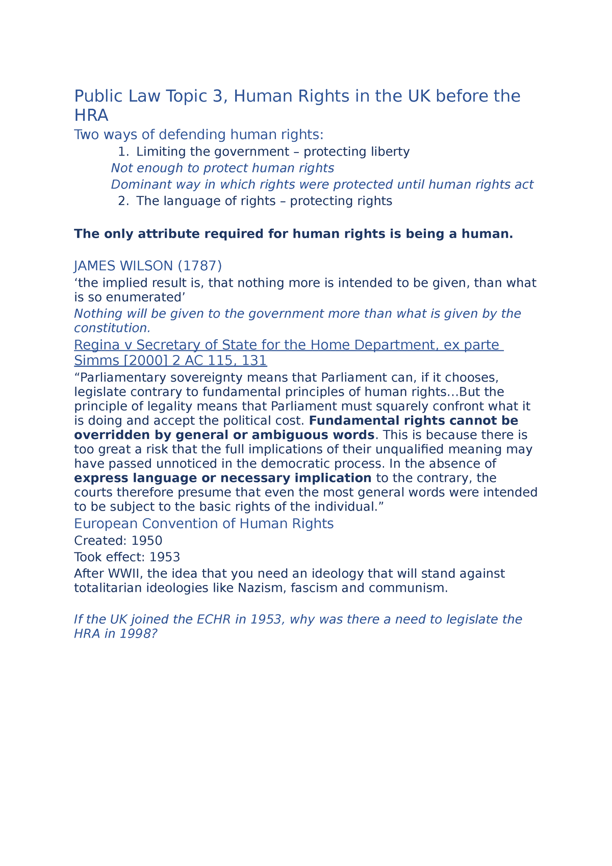 human rights law dissertation topics uk