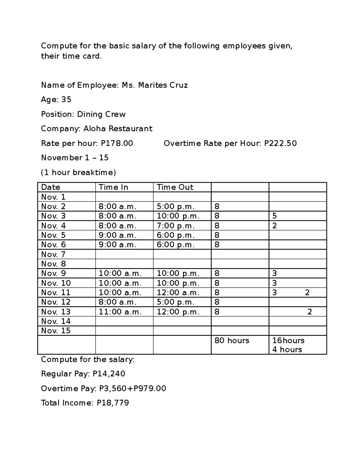 lesson-23-time-card-and-payroll-compute-for-the-basic-salary-of-the