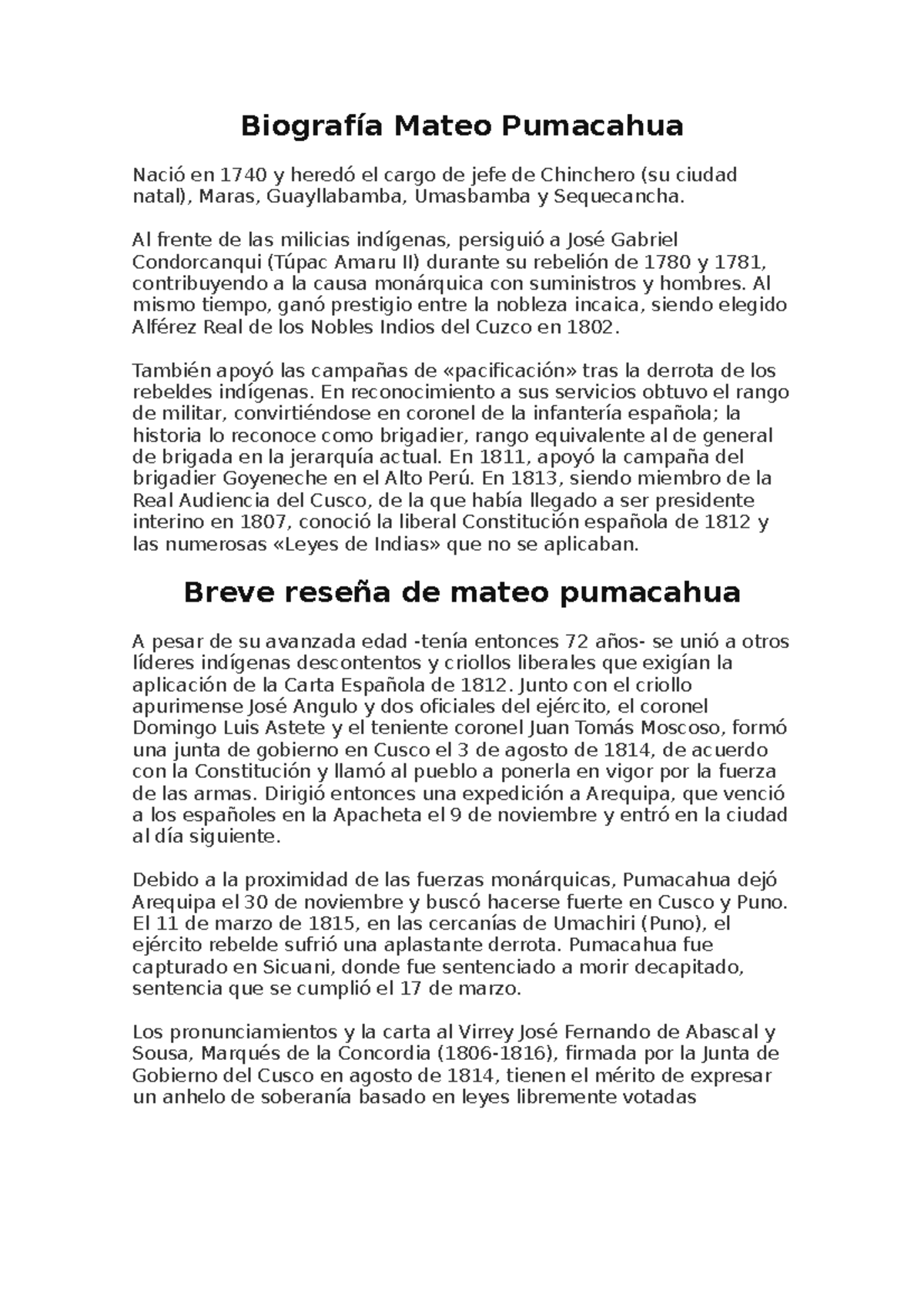 Biograf a Mateo Pumacahua Biograf a - Thumb 1200 1698 