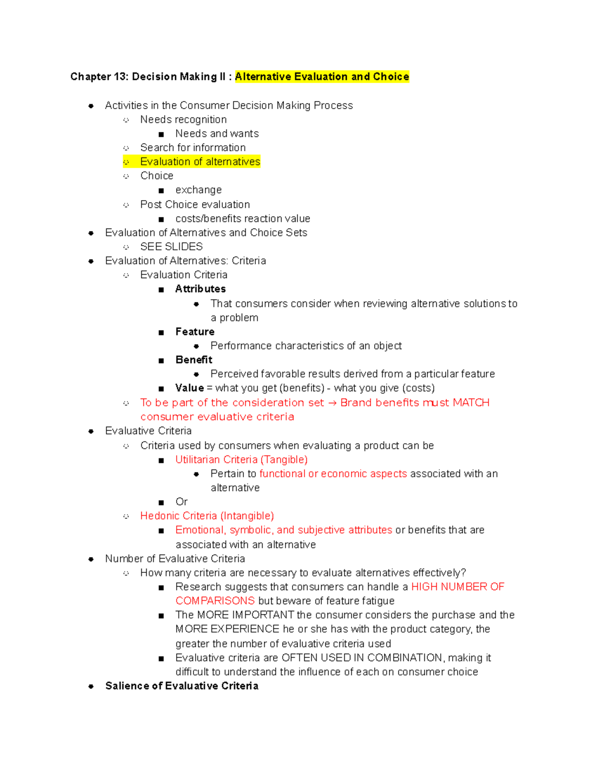 Buyer Behavior Chapter 13 - Chapter 13: Decision Making II ...