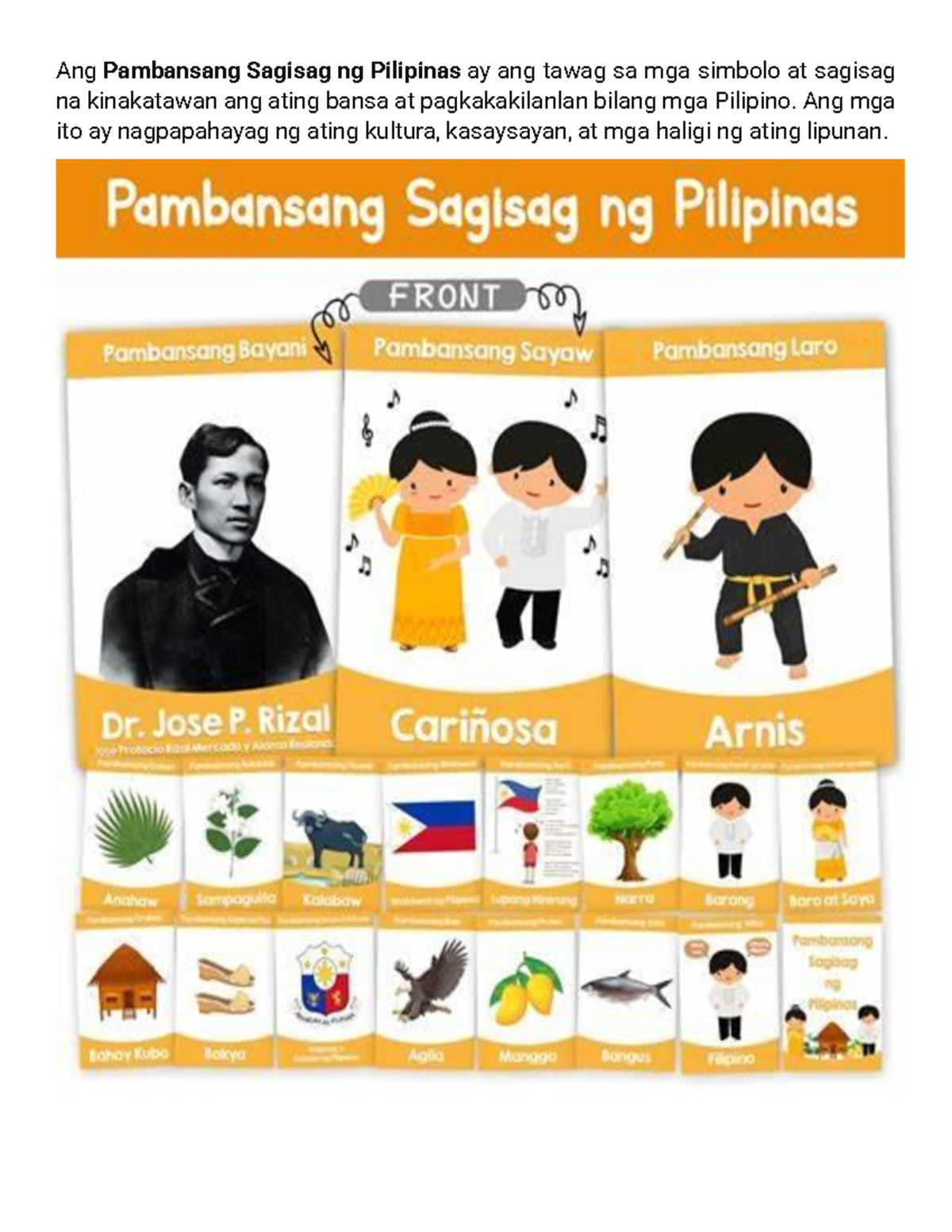 Ang Pilipinas - To help the student read. - Bachelor of Secondary ...