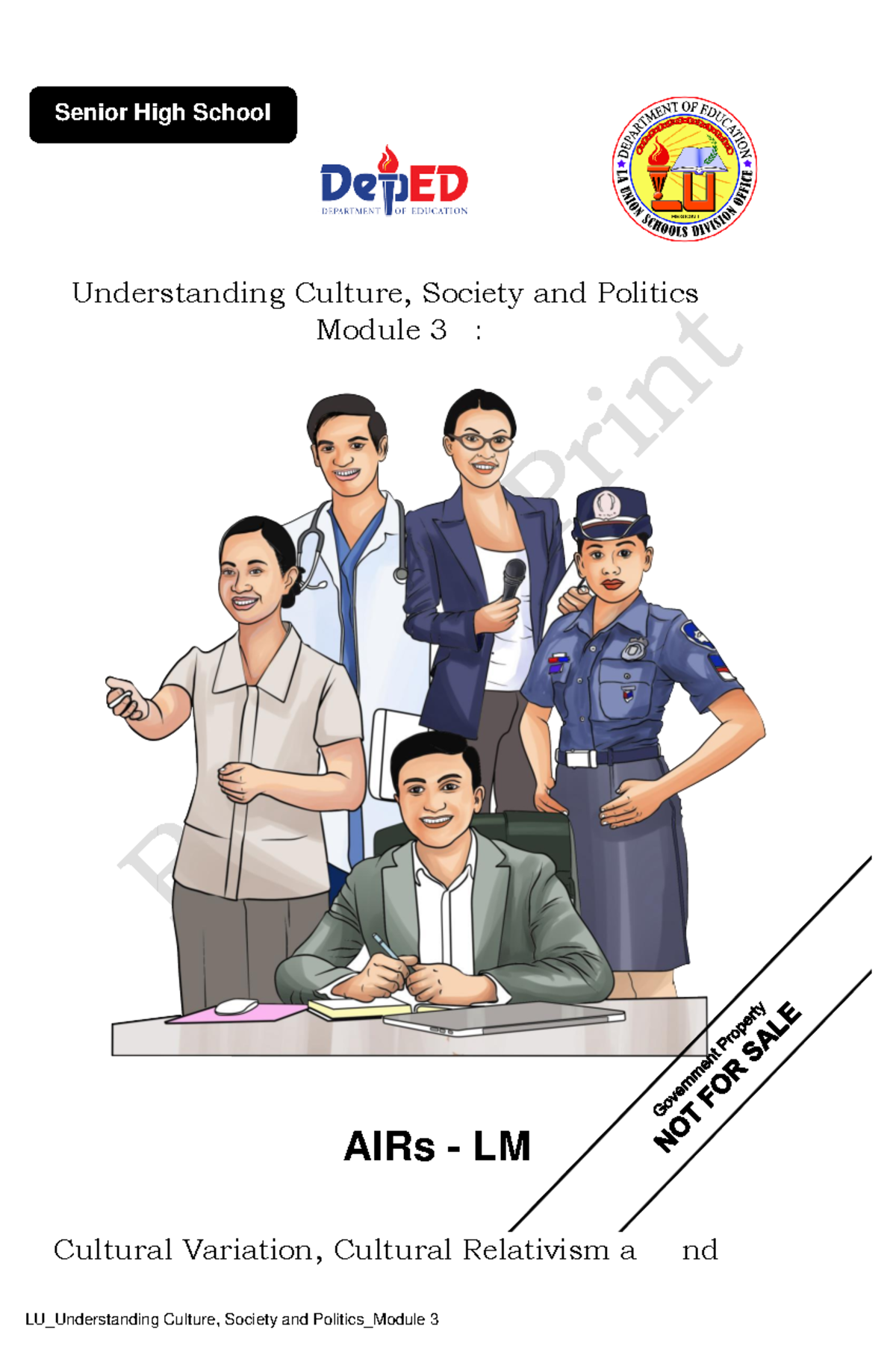 Ucsp Q1 Mod3 Edited - Understanding Culture Society And Politics Module ...