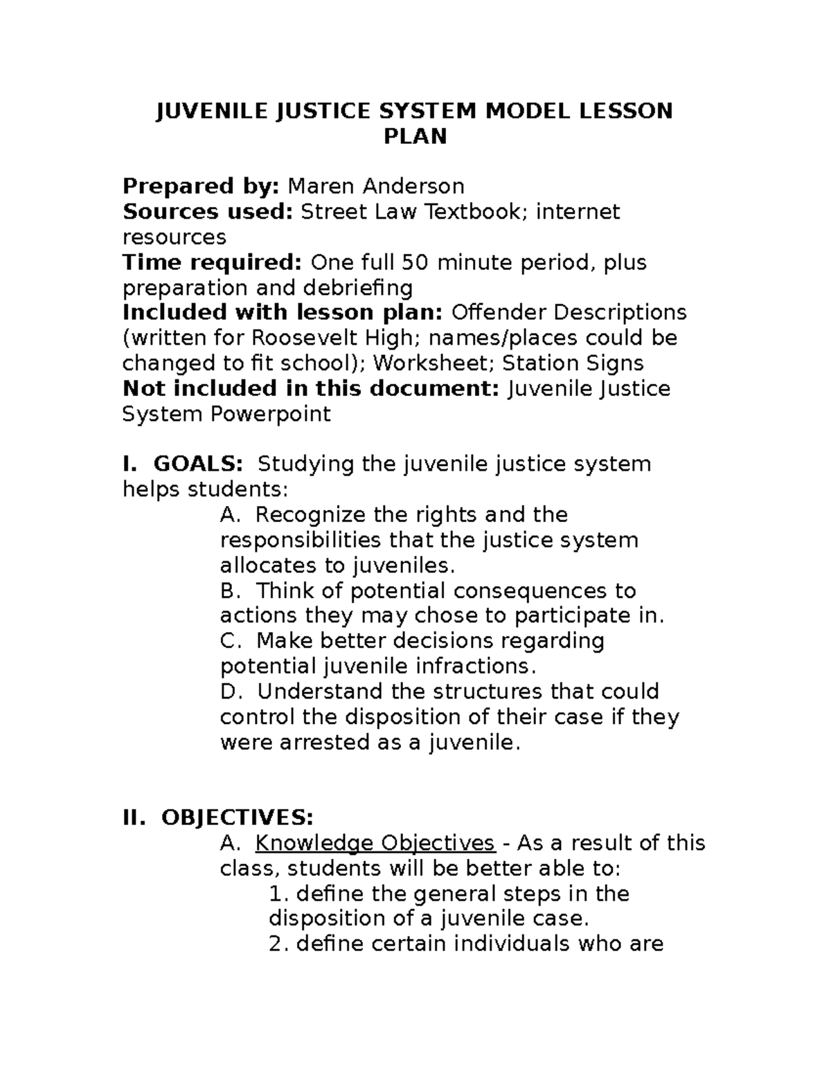 juvenile justice system topics for research paper