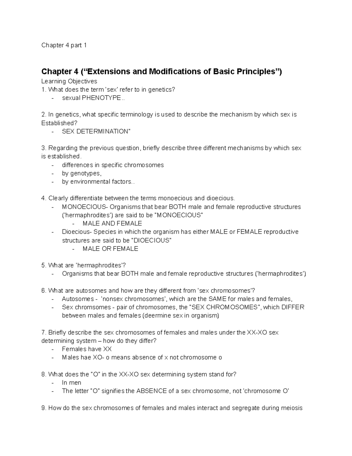 Bio 222 Lecture Notes Chapter 4 - Google Docs - Chapter 4 Part 1 ...