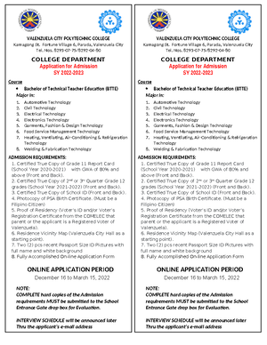 Annex 1 TDP Application Form New - UniFAST TDP Form Annex 1 2022 ...