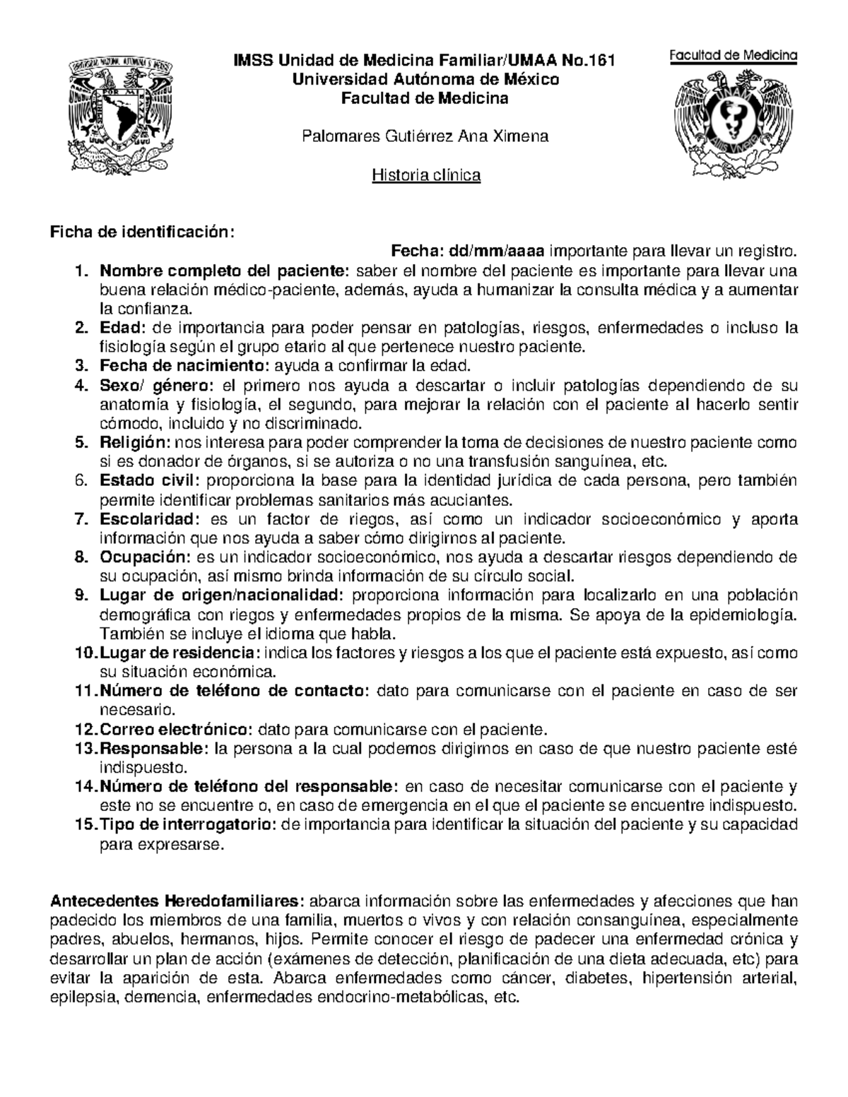 IMSS Unidad de Medicina Familiar final - IMSS Unidad de Medicina