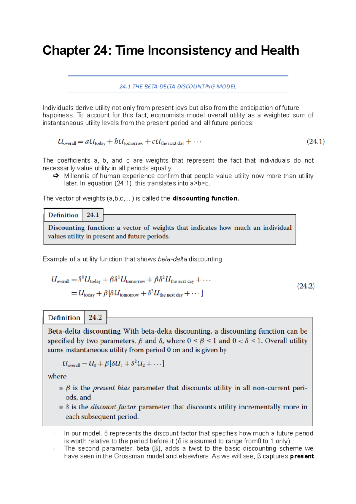 Summary Chapter 24 Health Studeersnel