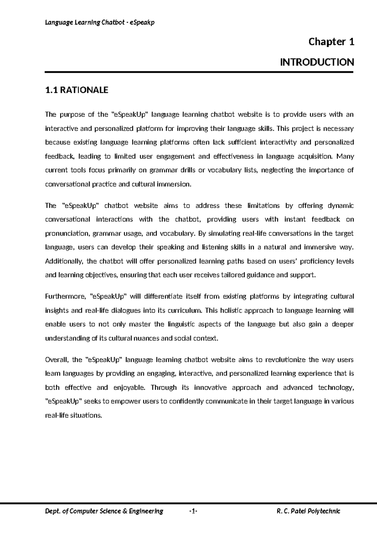 CPE OG Updated - Chapter 1 INTRODUCTION 1 RATIONALE The purpose of the ...