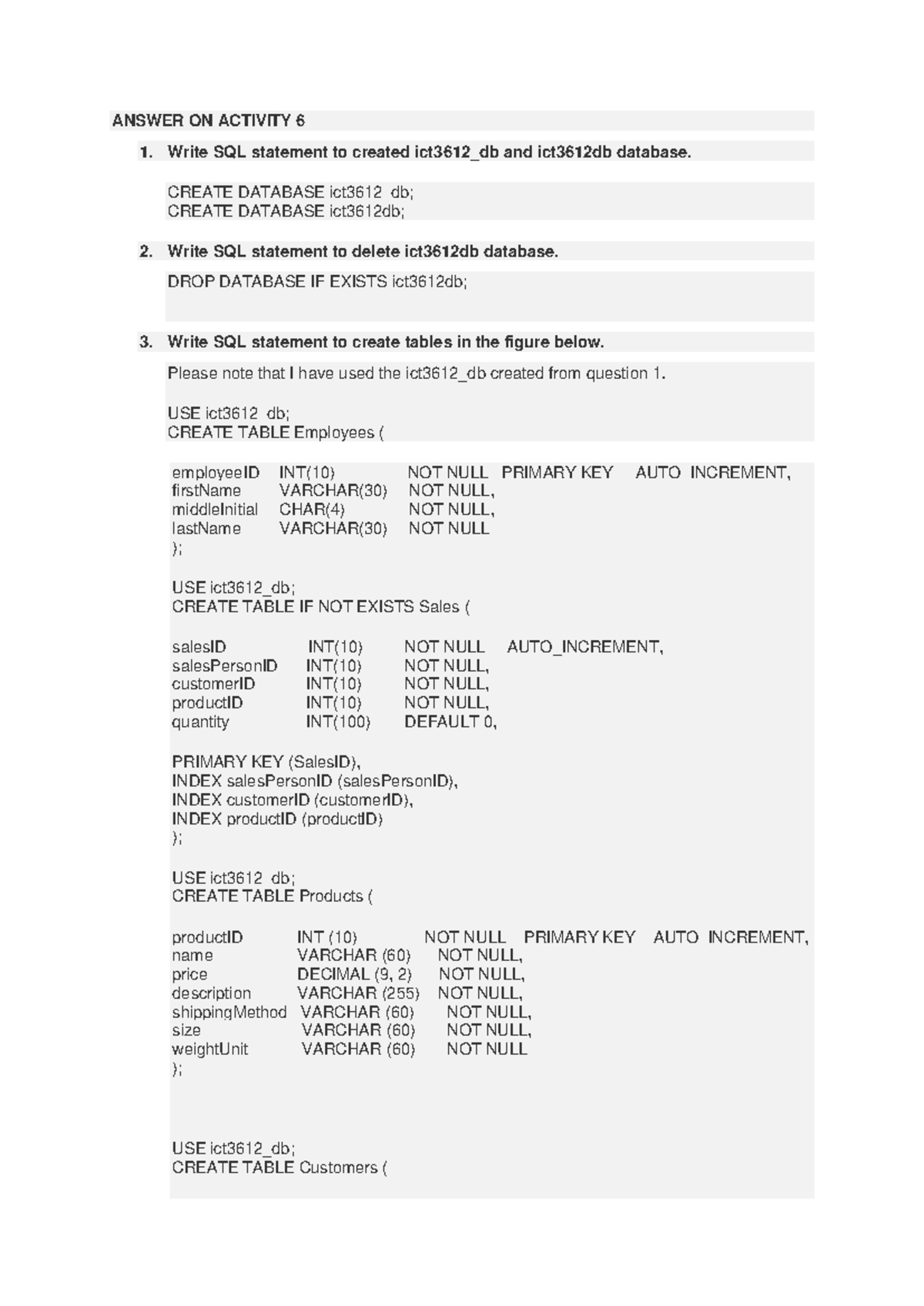 Activity 6 - Tutorial for the information Technology project files ...