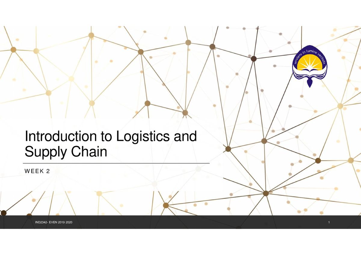 02. Supply Chain Strategy - ####### Introduction To Logistics And ...