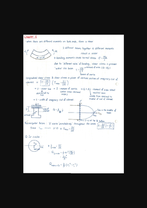 MA2001 chapter 3 notes - Summary Mechanics Of Materials - MA2001 - Studocu