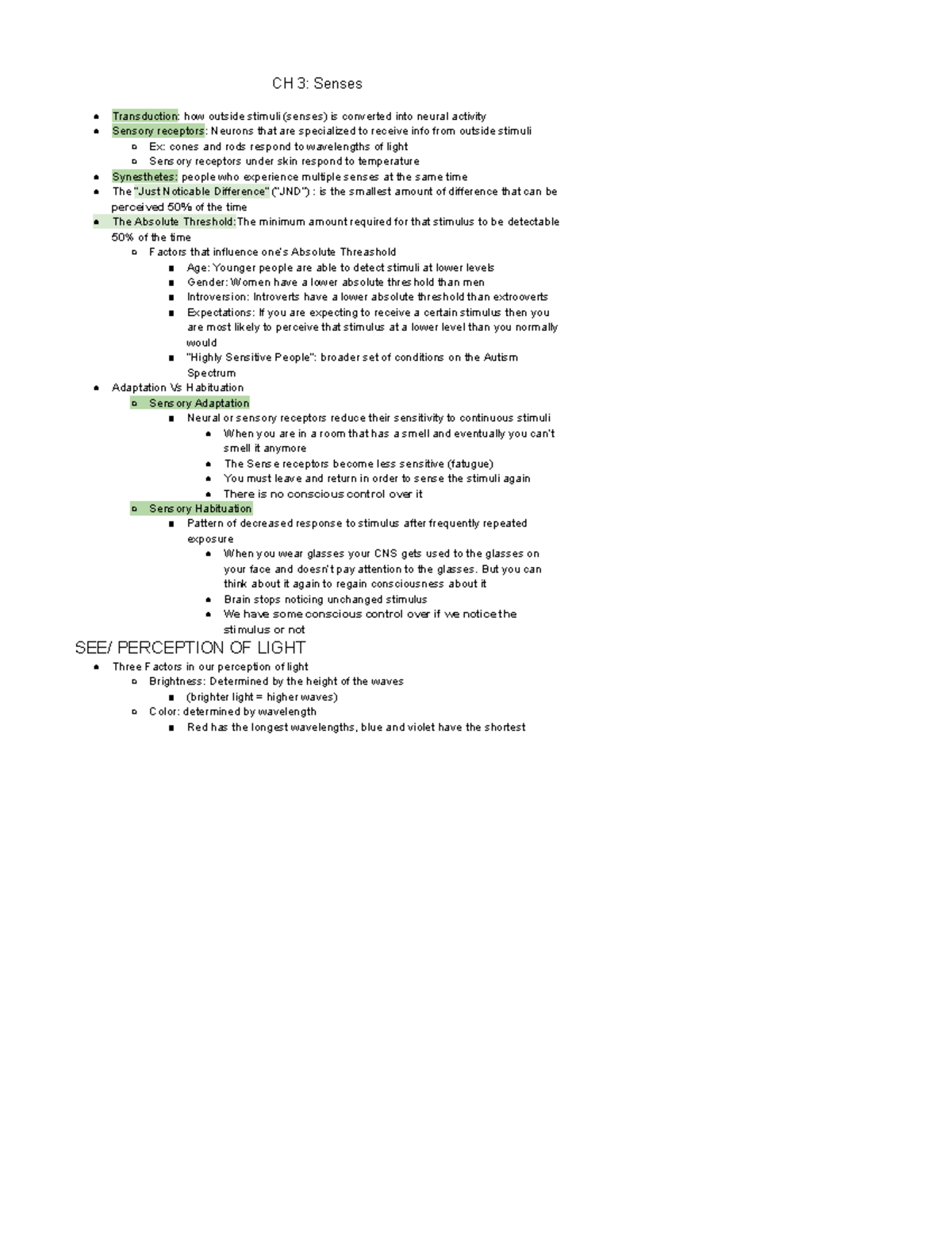 psyc-101-class-notes-11-google-docs-ch-3-senses-transduction-how