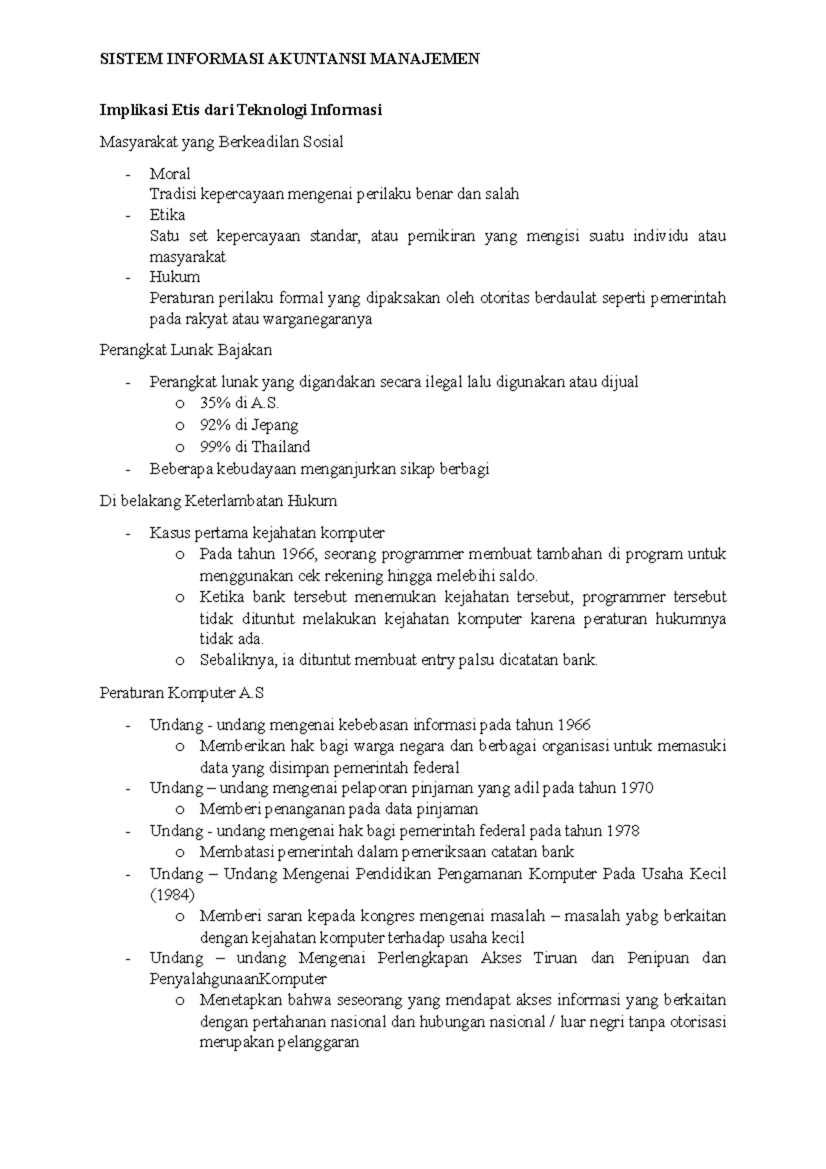 Implikasi Etis Dari Teknologi Informasi - Implikasi Etis Dari Teknologi ...