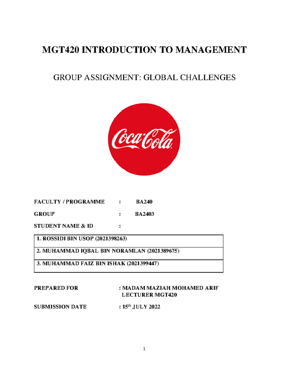 assignment group in material master