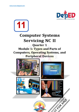 CSS G11 Module 1 Q1 Types & Parts of Computers, OS and Peripheral