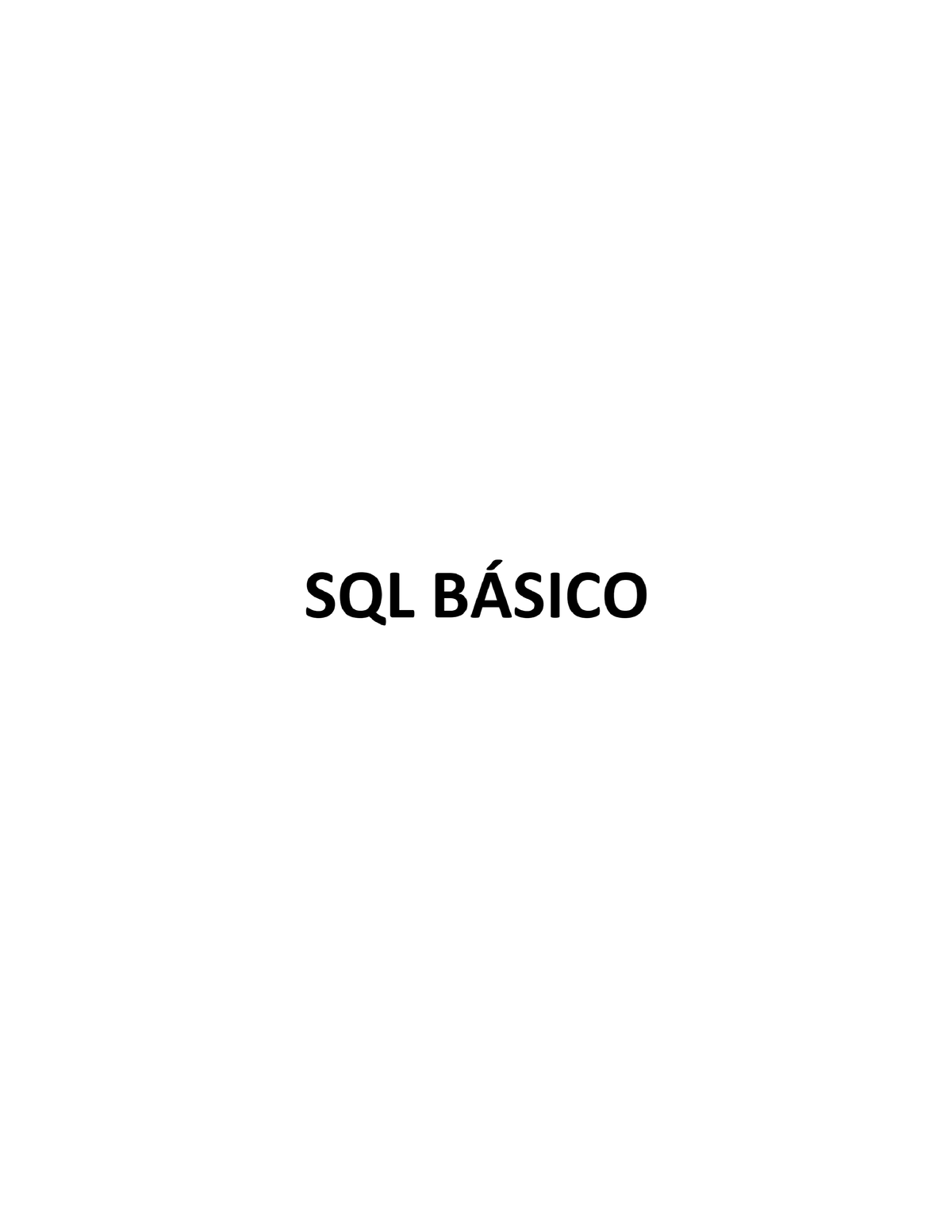 SQL-B - SQL Basico - Apuntes De Sql Datos - Fisica, Quimica Y Biologia ...