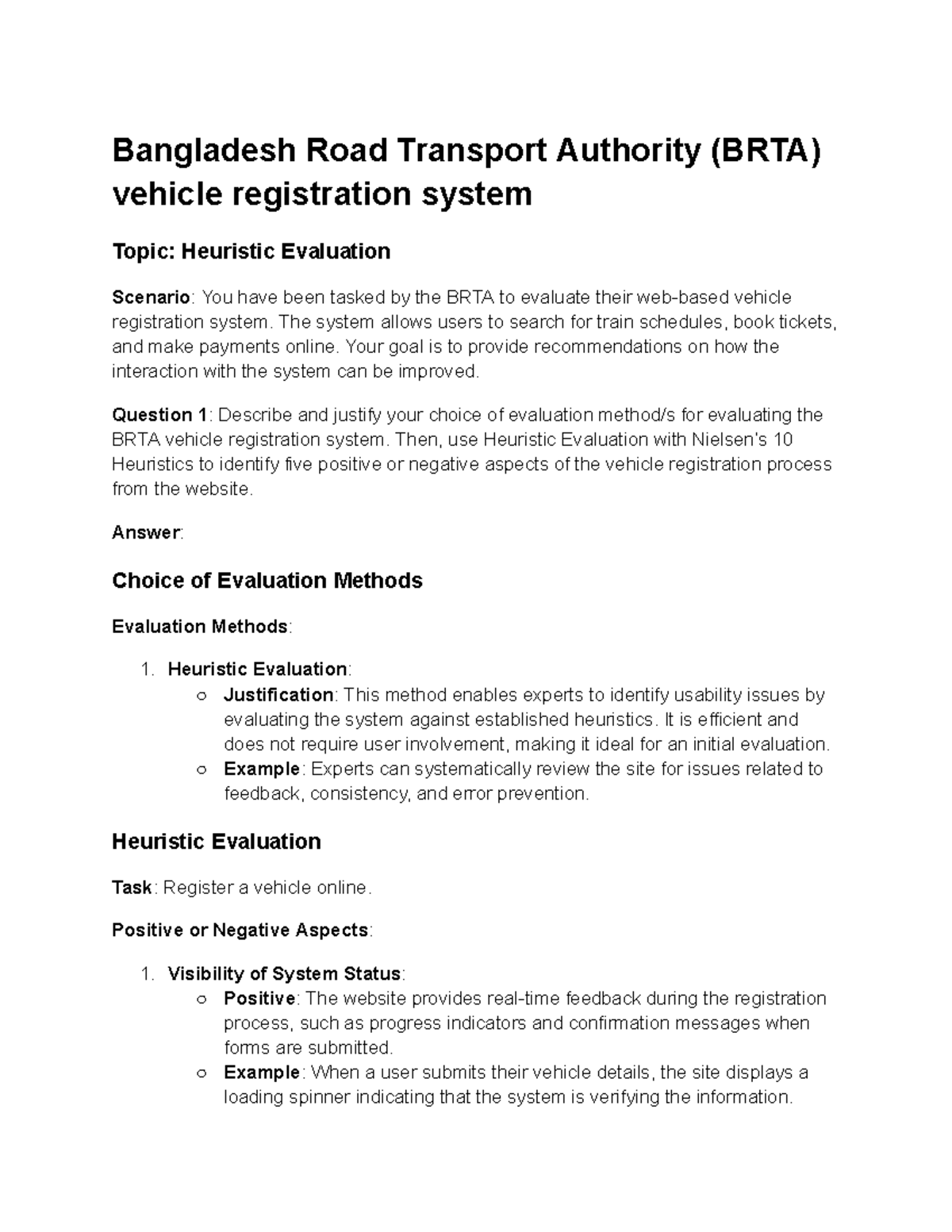 Human Computer Interaction - Bangladesh Road Transport Authority (BRTA ...