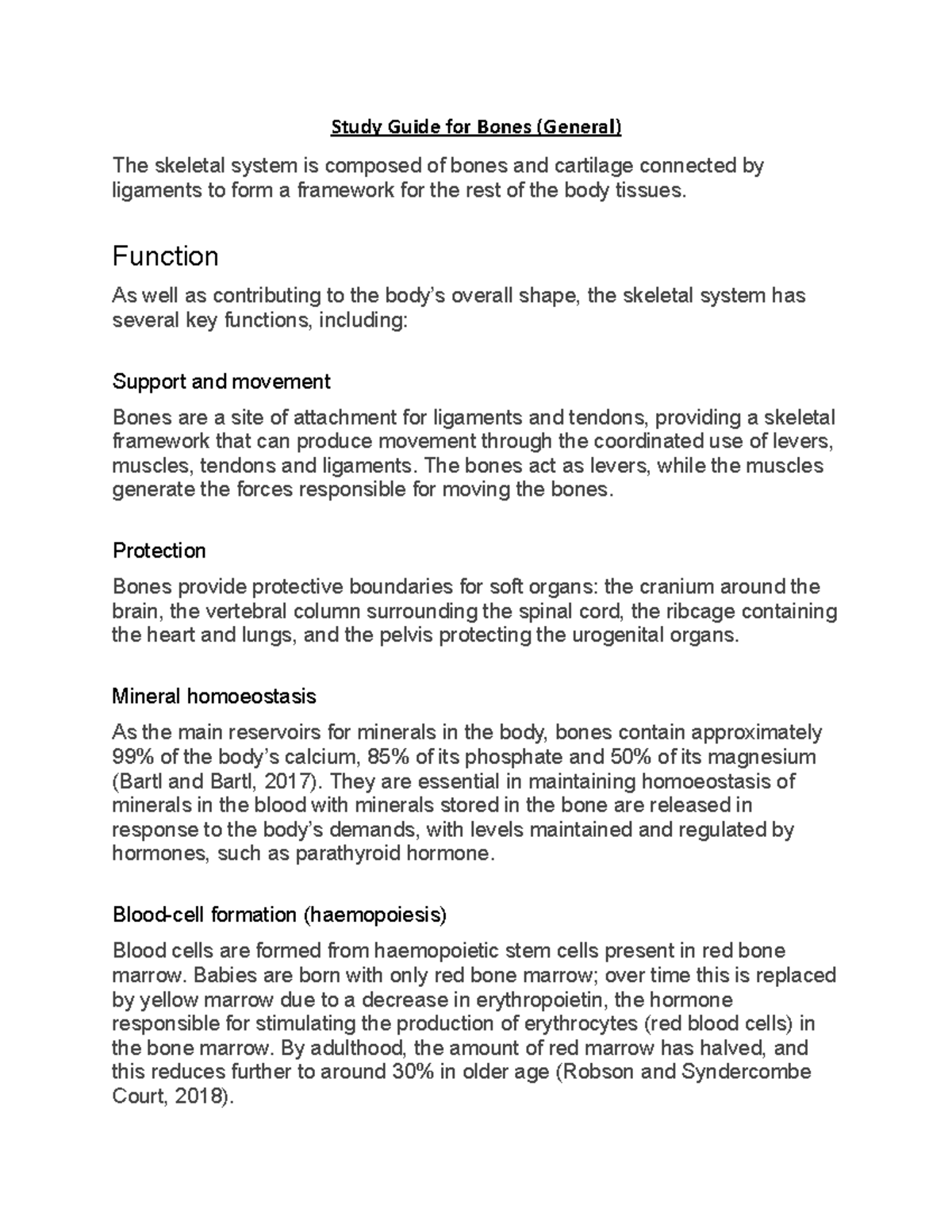 Types of Bones, Bone Growth and Healing - Study Guide for Bones ...