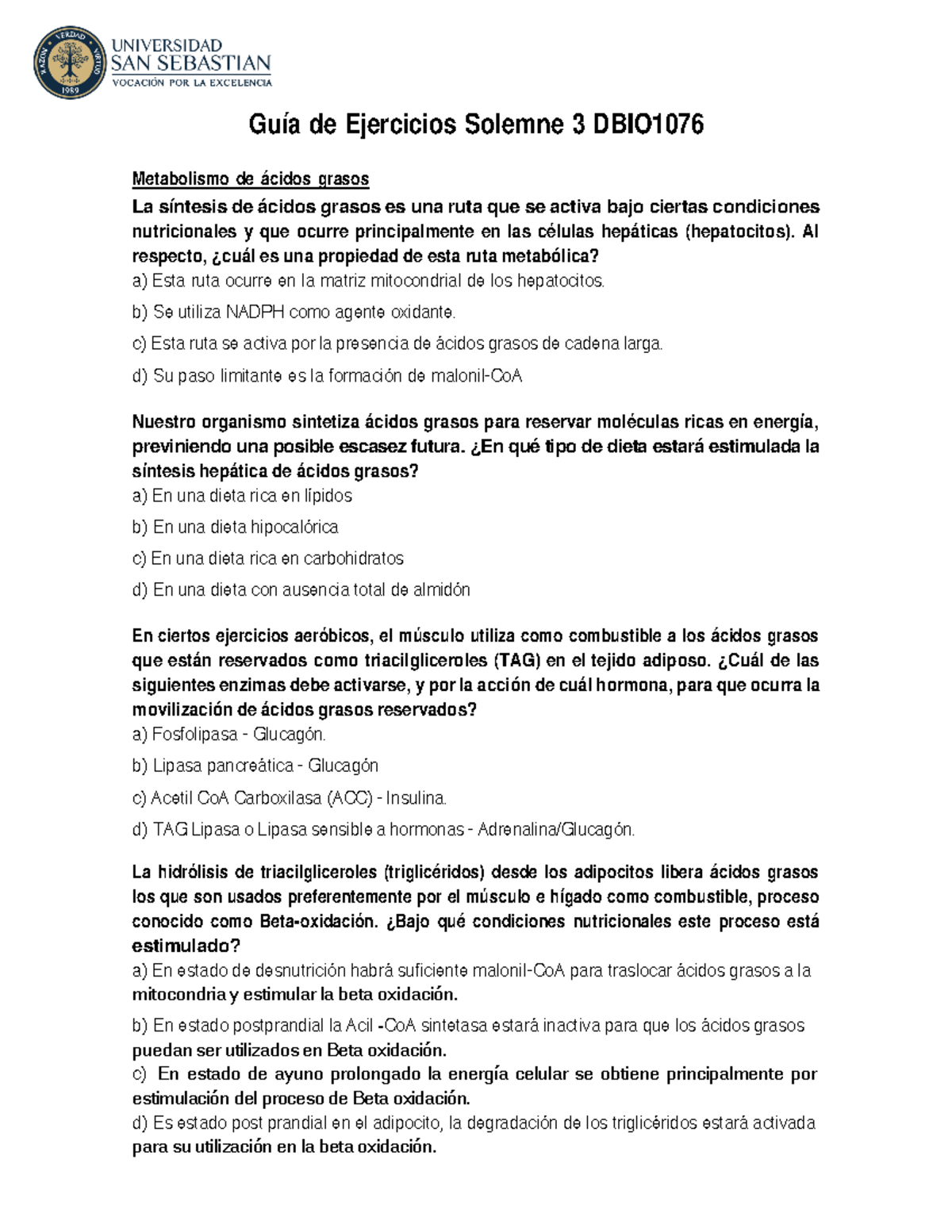 Gu%C3%ADa%20de%20Ejercicios%20Solemne%203%20DBIO1076 2024 - Guía de ...