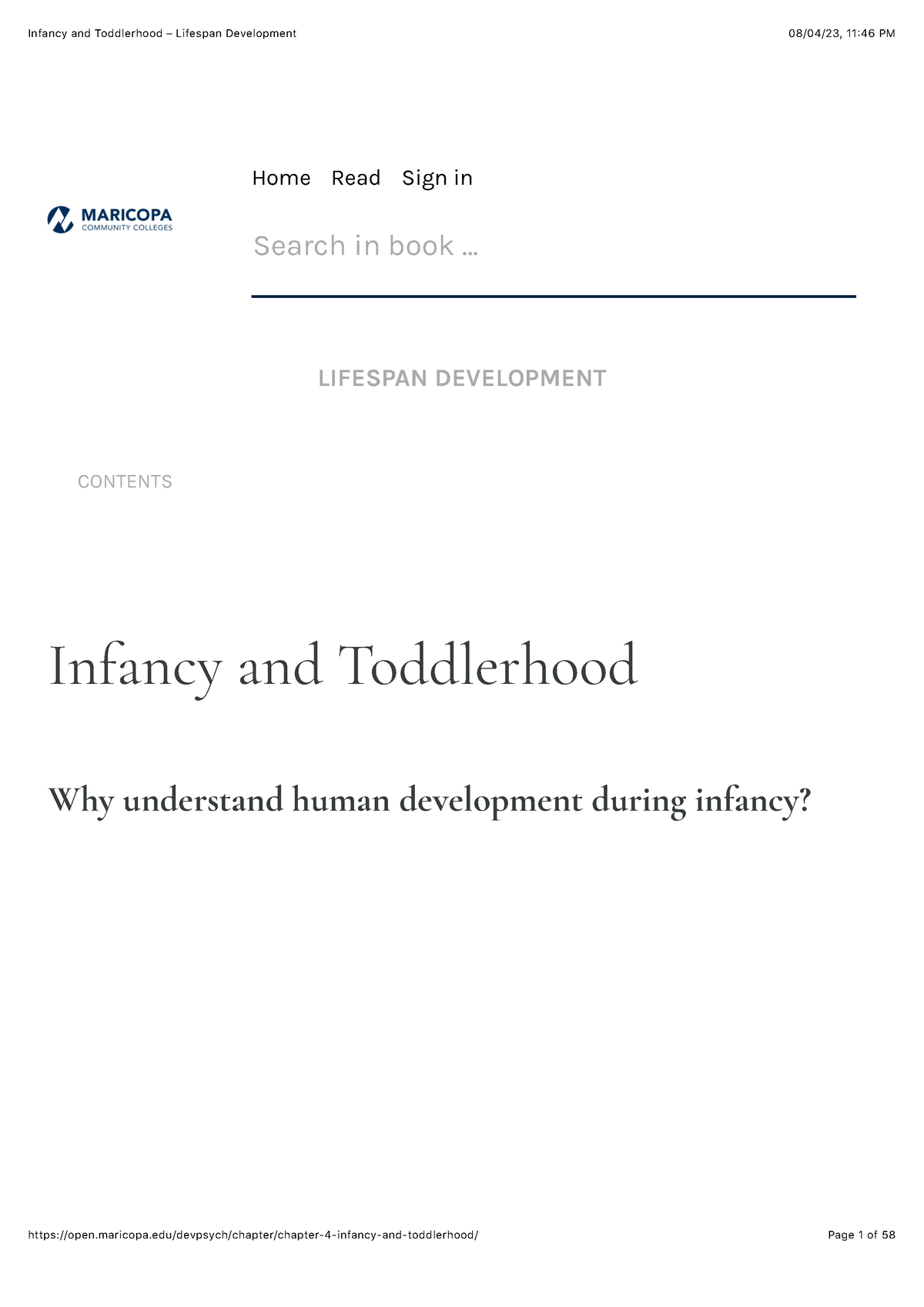 Infancy And Toddlerhood – Lifespan Development - Home Read Sign In ...