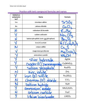 Chem 161- Chapter 2 Atoms And The Periodic Table Notes - CHEM 161 - Studocu