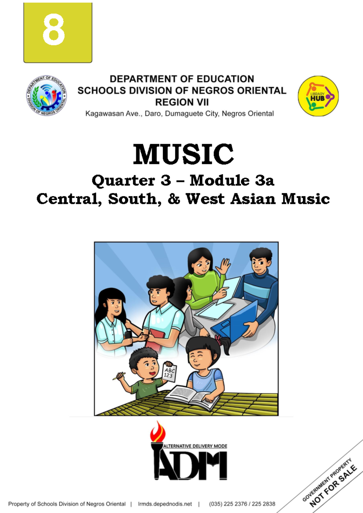 Music 8 3Q 3a - 88 MUSIC Quarter 3 – Module 3a Central, South, & West ...