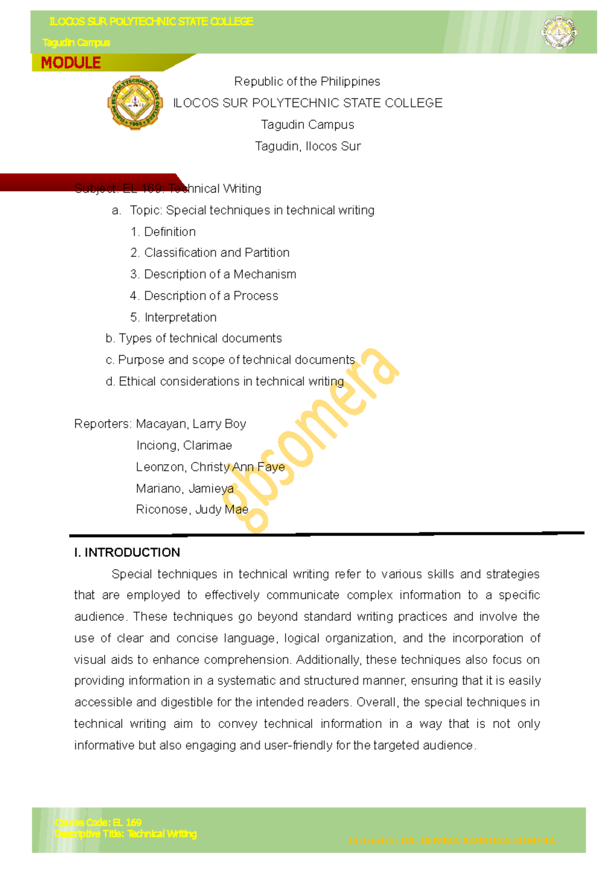 Technical Writing Group 2 final copy - Republic of the Philippines ...