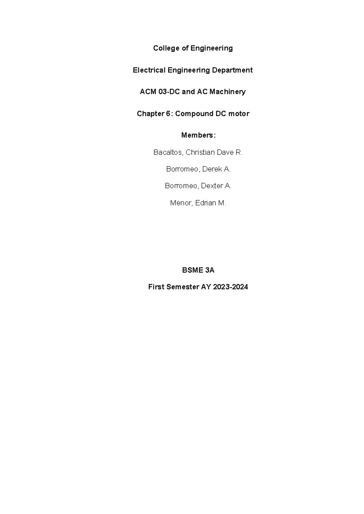 ACM Formal Report Updated - College of Engineering Electrical ...