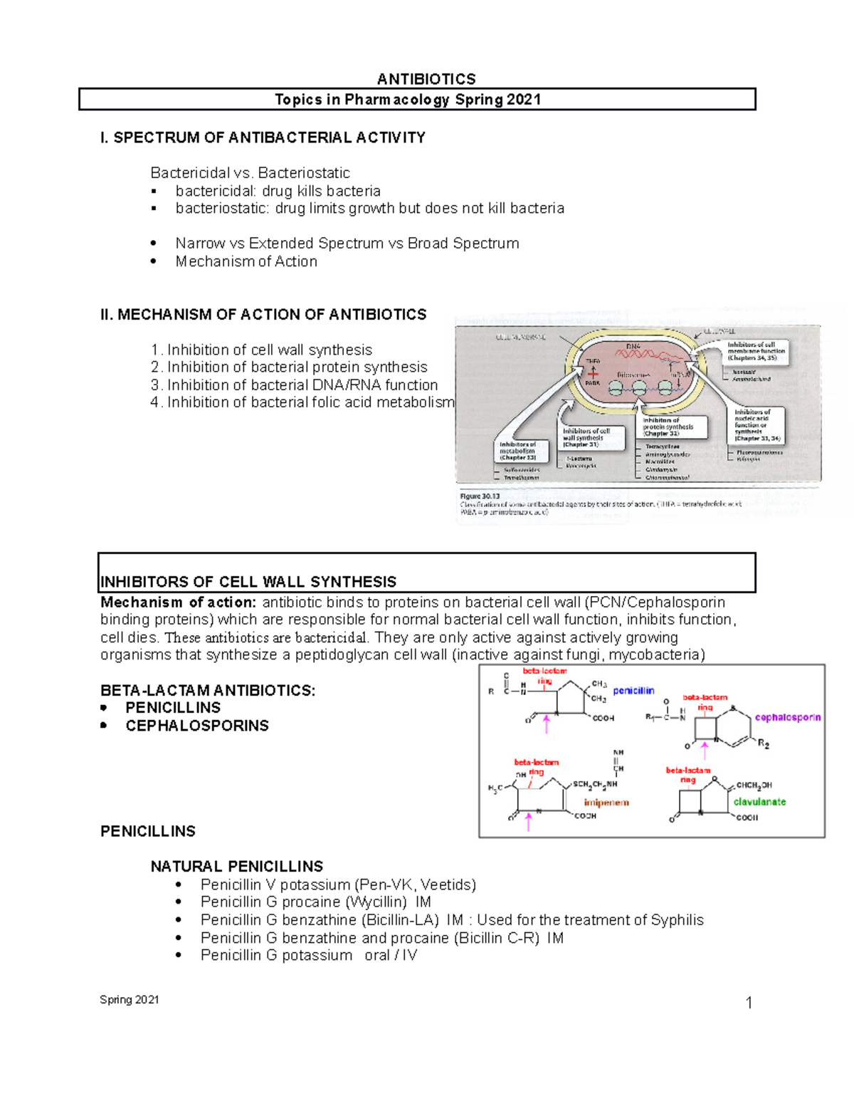 thesis topics on antibiotics