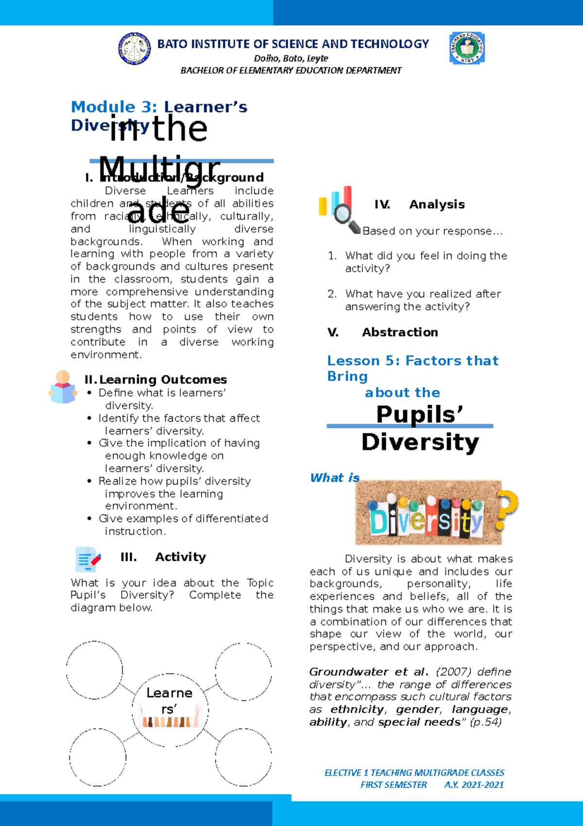 2. E Lective 1-Module 2 Lesson 3 and 4 Week 3-4 new version - Dolho ...