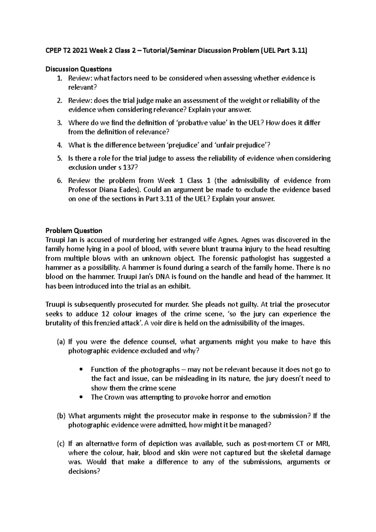 Week 2 Class 2 CPEP 2021 T2 Part 3.11 and Review - CPEP T2 2021 Week 2 ...