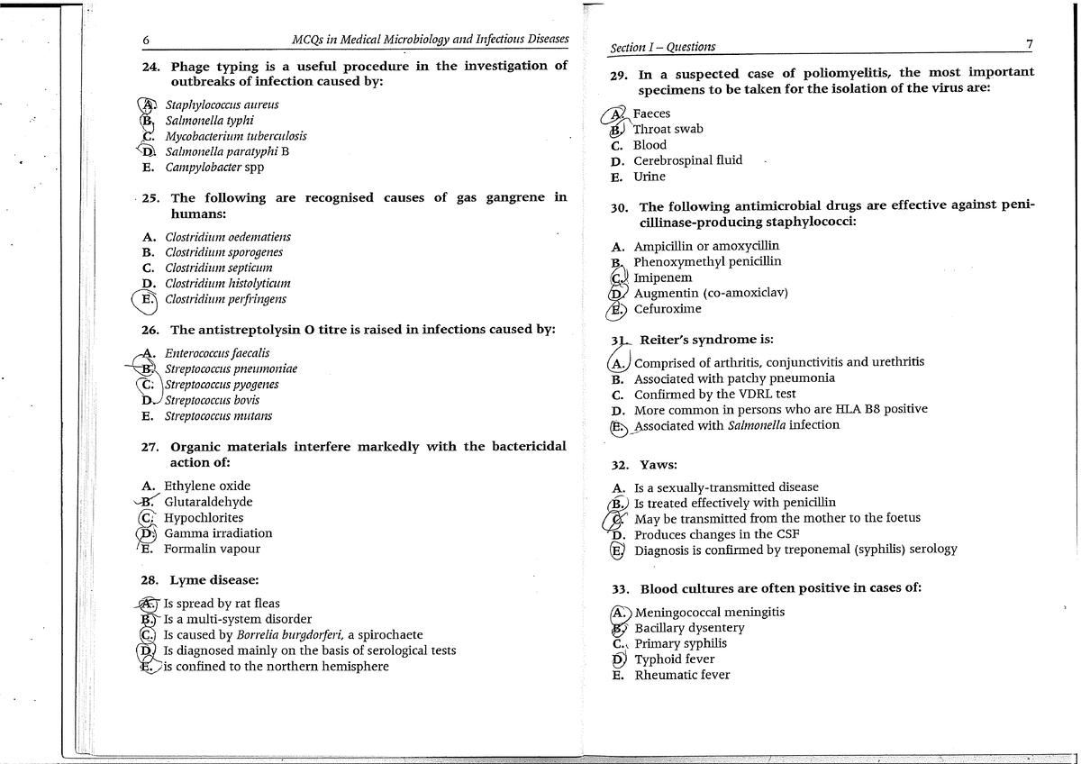 Microbio Questions - Summary - Biological Sciences Laboratory Course ...