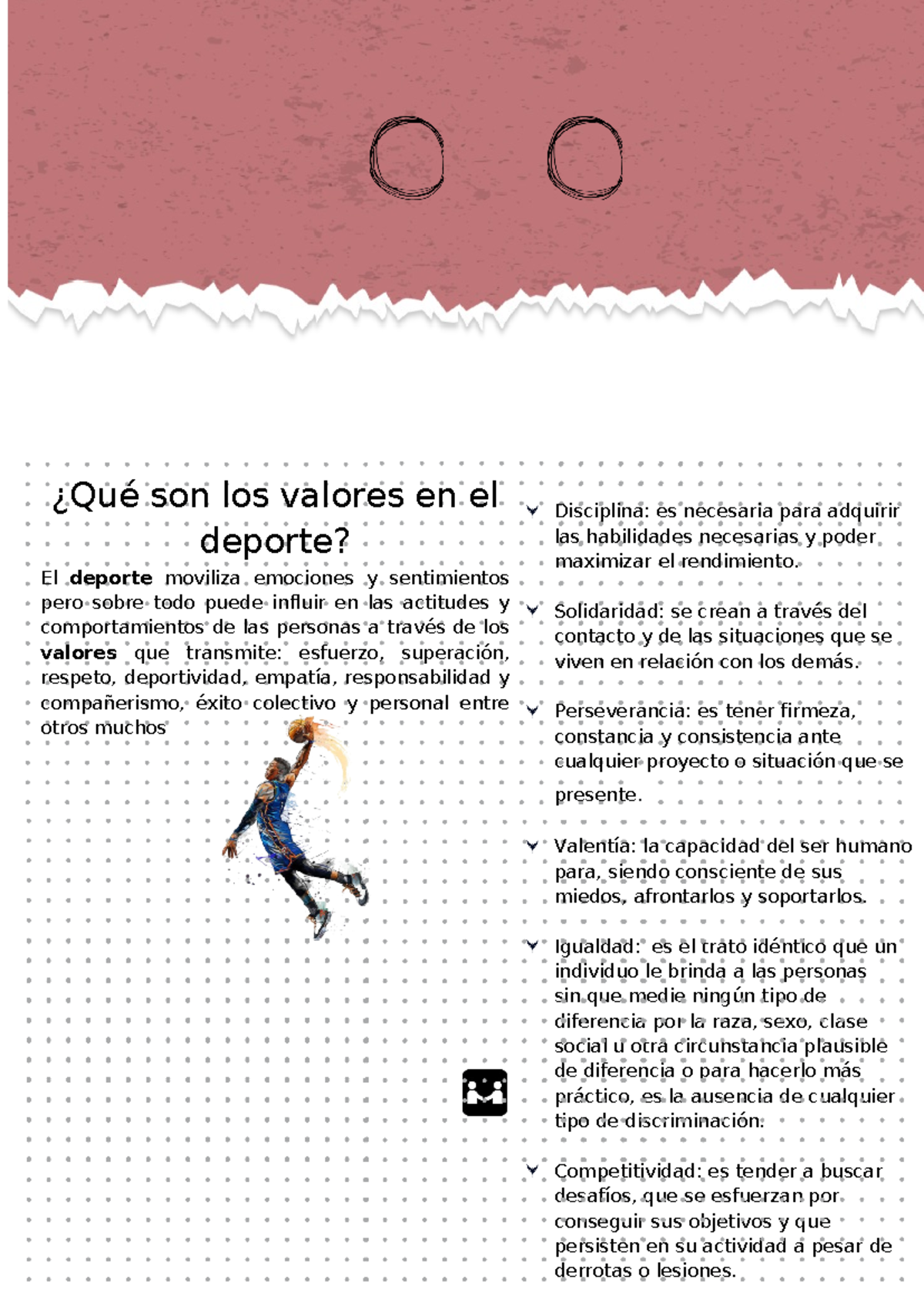 Trabajo DE Educacion Fisica - ¿Qué son los valores en el deporte? El ...