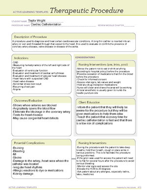 PEDS ATI - ATI Template - ACTIVE LEARNING TEMPLATES THERAPEUTIC ...