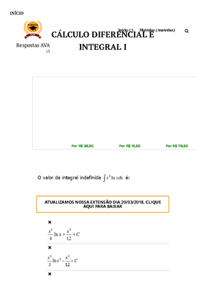 Cálculo Diferencial E Integral I - ACQF 13 - CÁLCULO DIFERENCIAL E ...